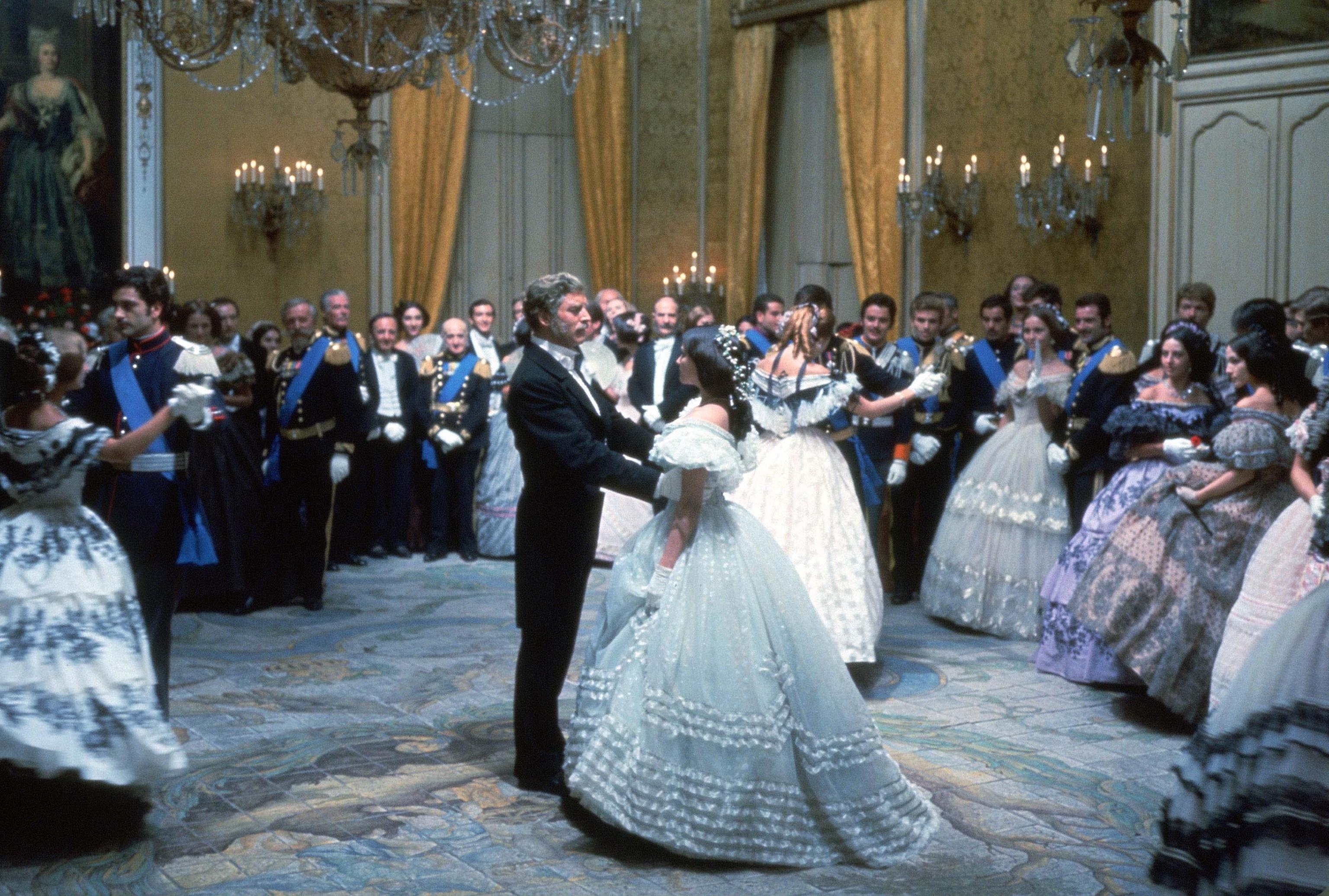 La scena del ballo nel film Il Gattopardo a Palazzo Valguarnera Ganci
