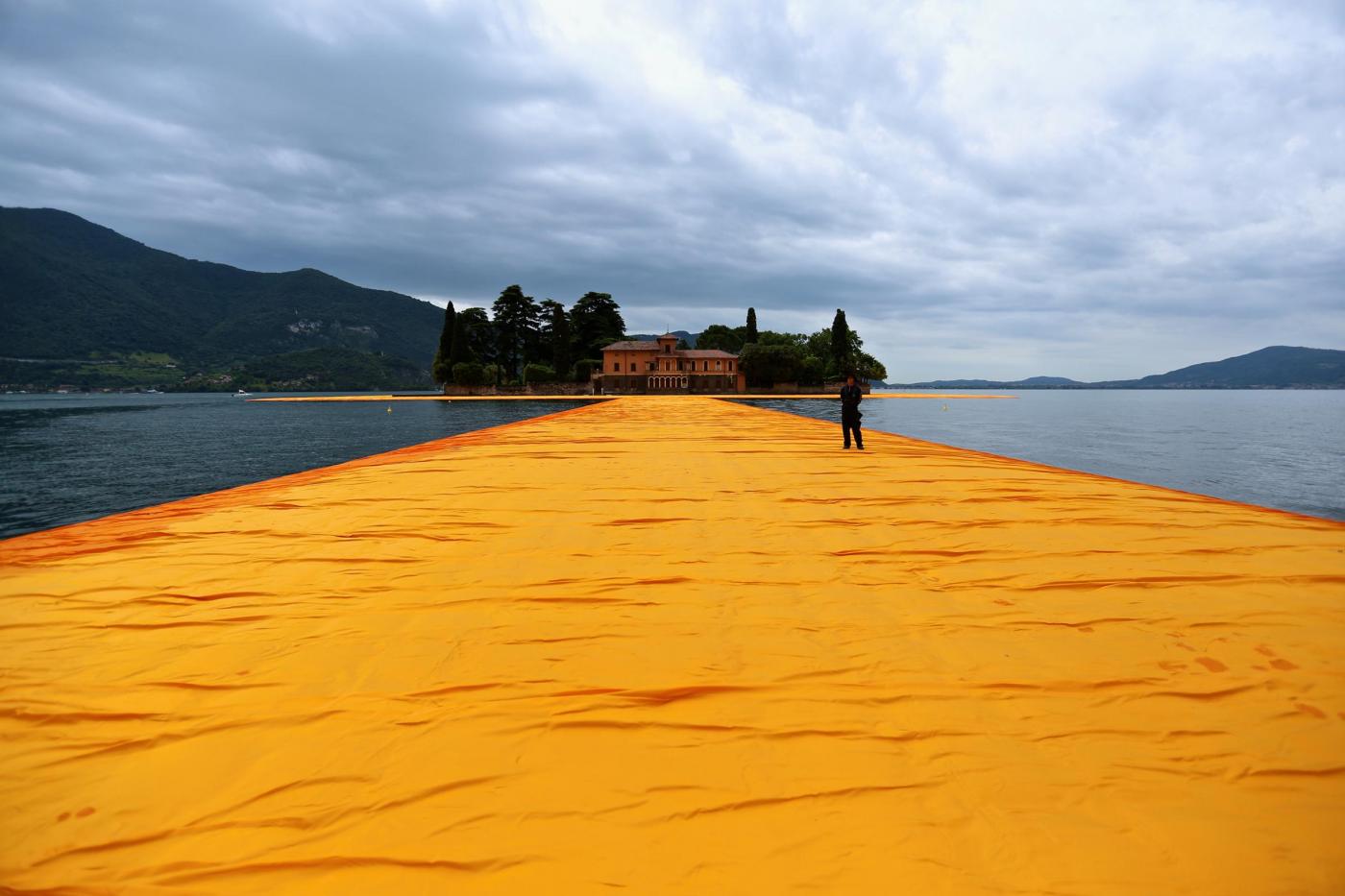 L'installazione di Christo sul lago d'Iseo
