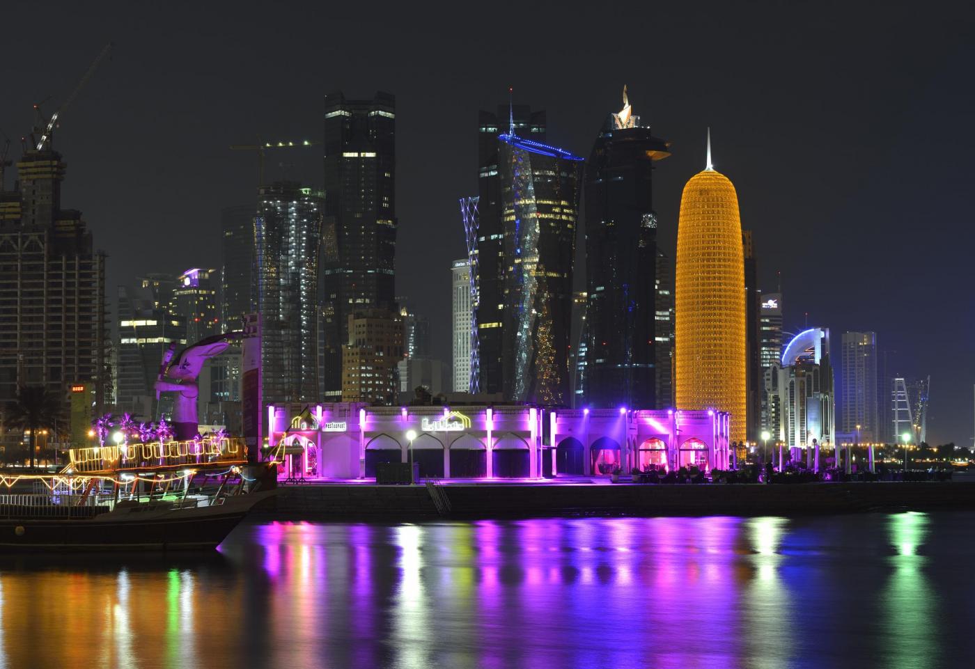 I grattacieli a Doha, Qatar
