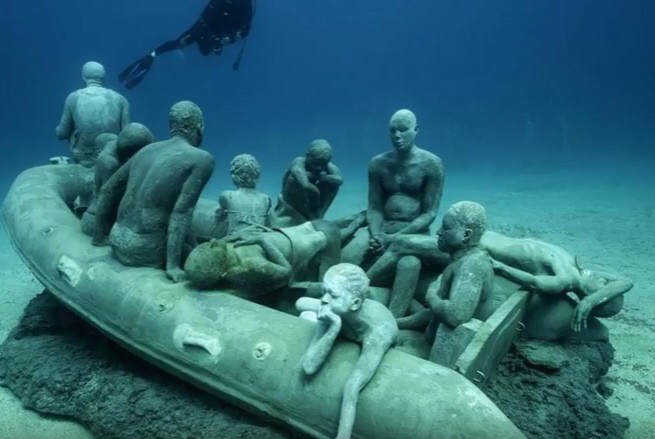 Museo Atlantico di Lanzarote: il primo parco sculture sottomarino d’Europa