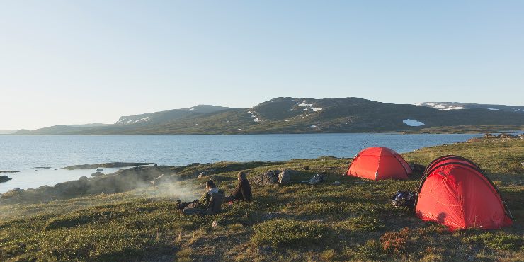 Campeggio libero Norvegia