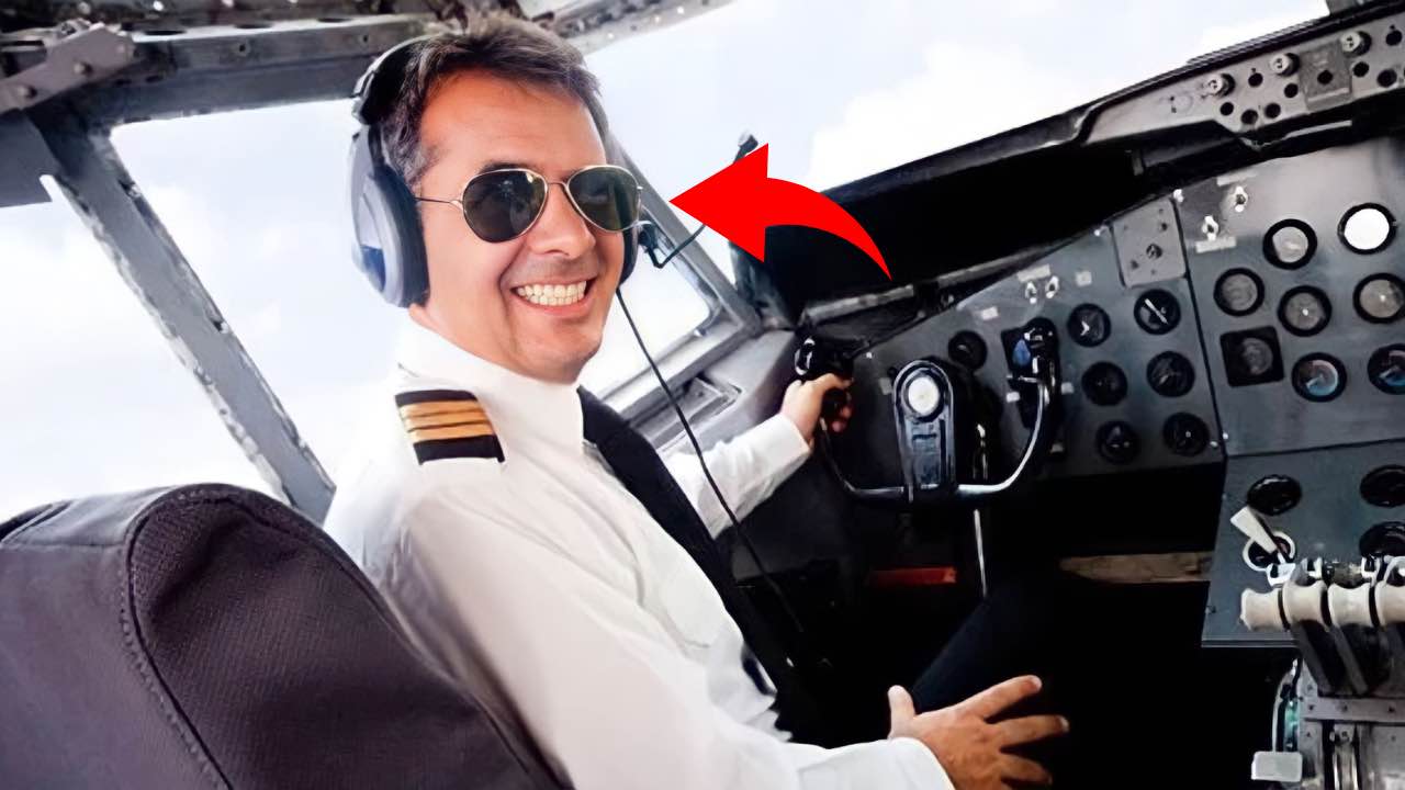 Perché i piloti di aerei portano sempre gli occhiali da sole