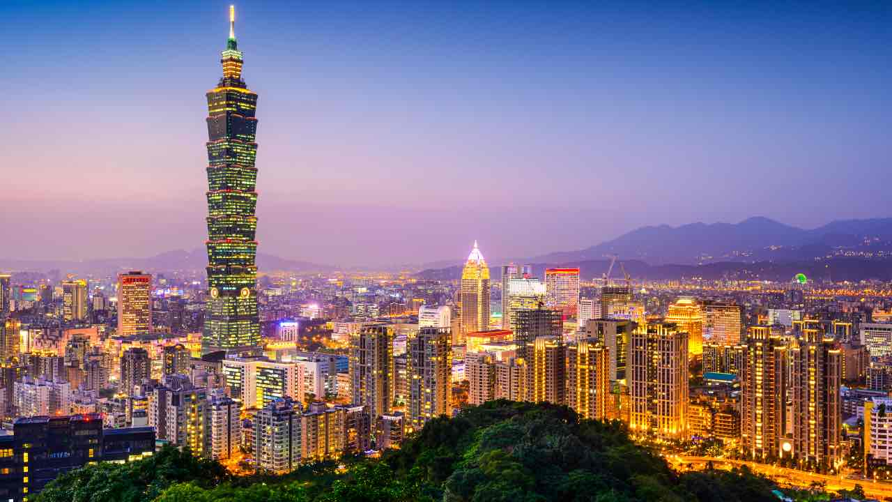 Taiwan al crepuscolo