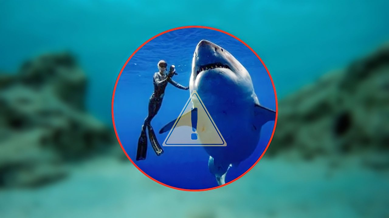 Telecamere addosso agli squali