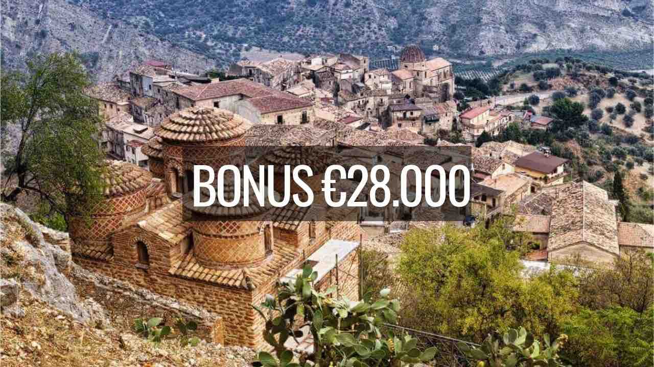 borgo bonus 28mila euro