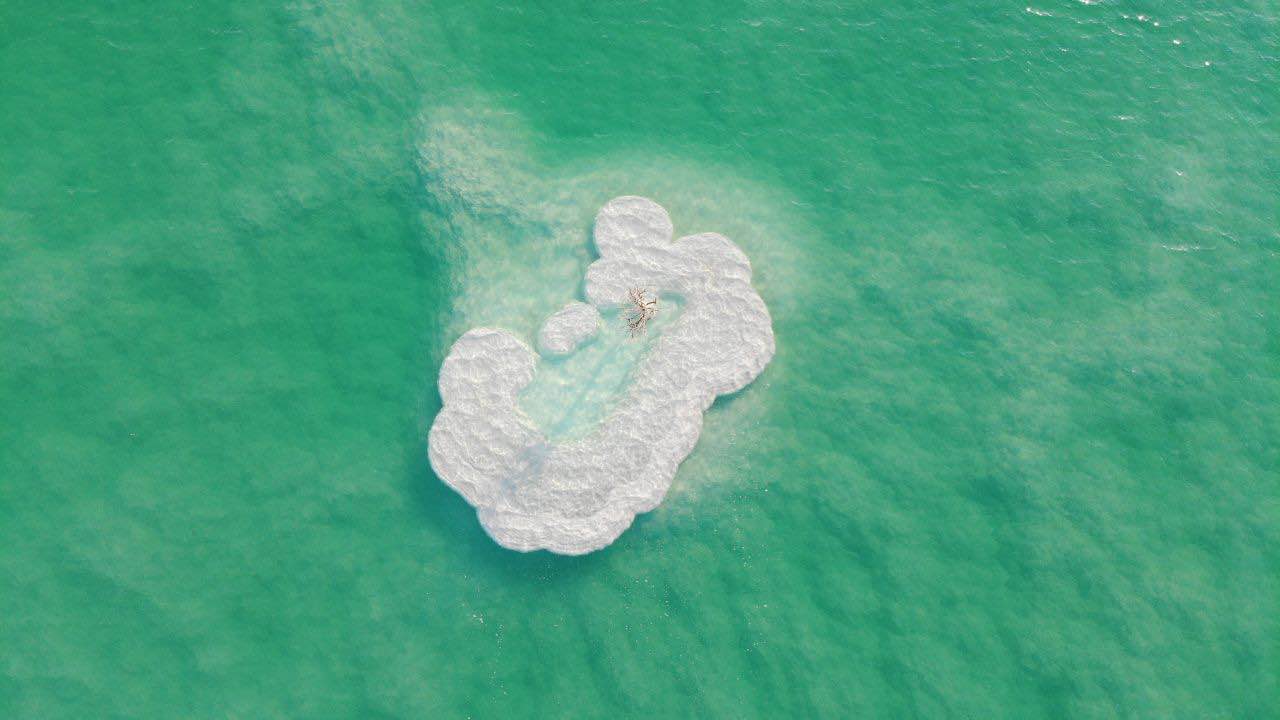 isola di sale mar morto