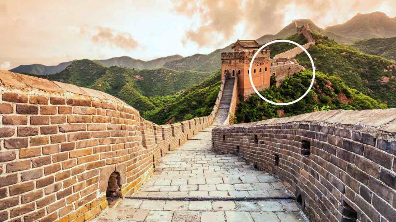 scoperta grande muraglia cinese