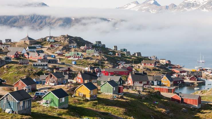 villaggio colorato Groenlandia