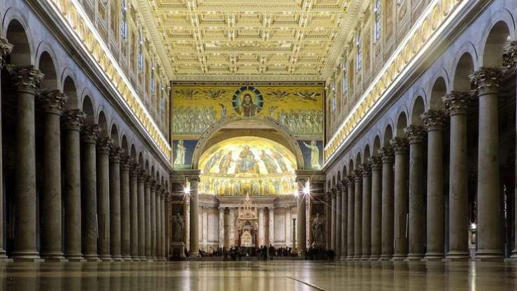 Basilica di San Paolo Fuori le Mura, Interno 