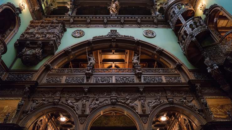 Interno del Castello di Peleș, Sinaia