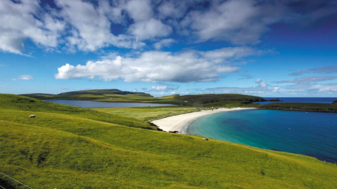 Isole Shetland in Gran Bretagna