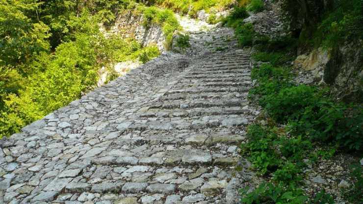 La scalinata più lunga d’Italia