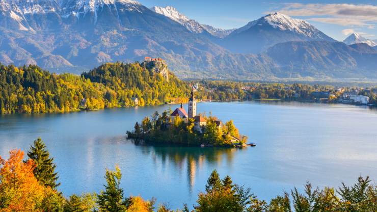 Lago di Bled e la sua isoletta, Slovenia