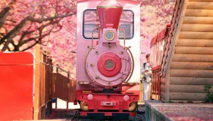 Longyan treno rosa