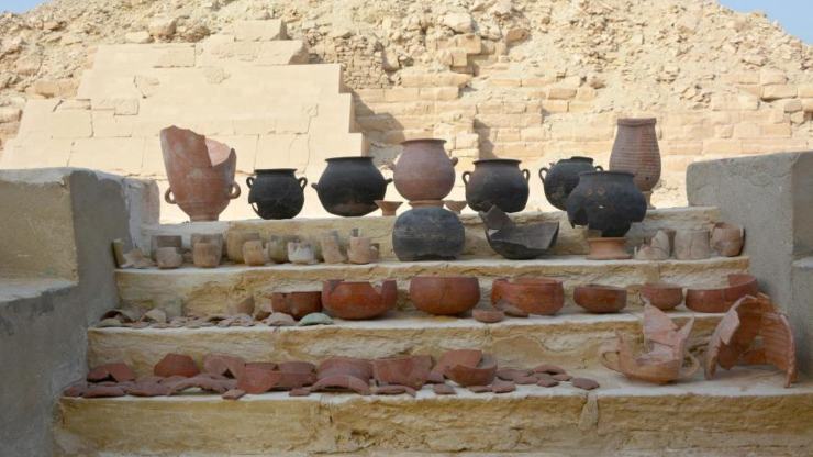 Scoperta dei vasi, Saqqara