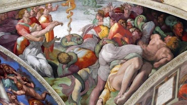 Serpente di bronzo di Michelangelo