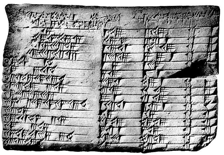 antico testo babilonese