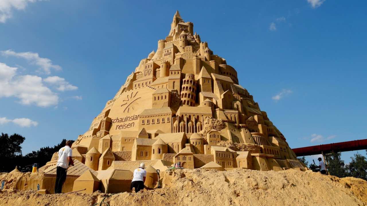 castello di sabbia piu grande al mondo