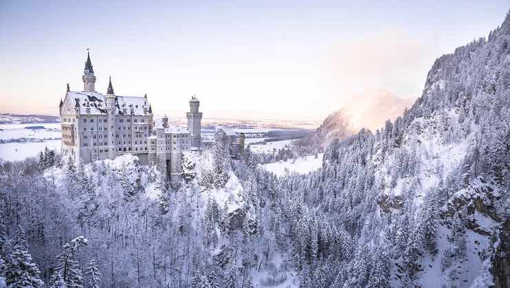 castello panorama invernale