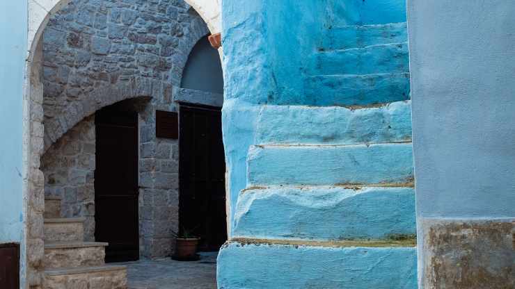 città blu in Puglia