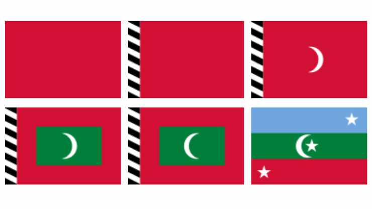 storia della bandiera maldiviana