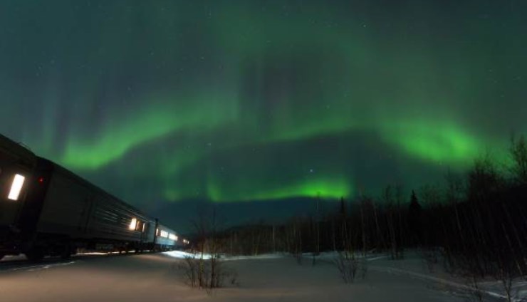 treno aurora boreale