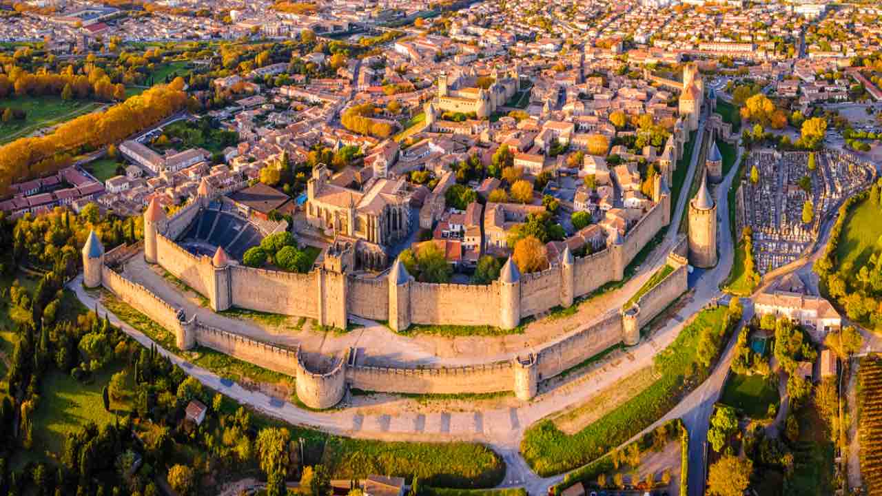 Carcassonne nel sud della Francia