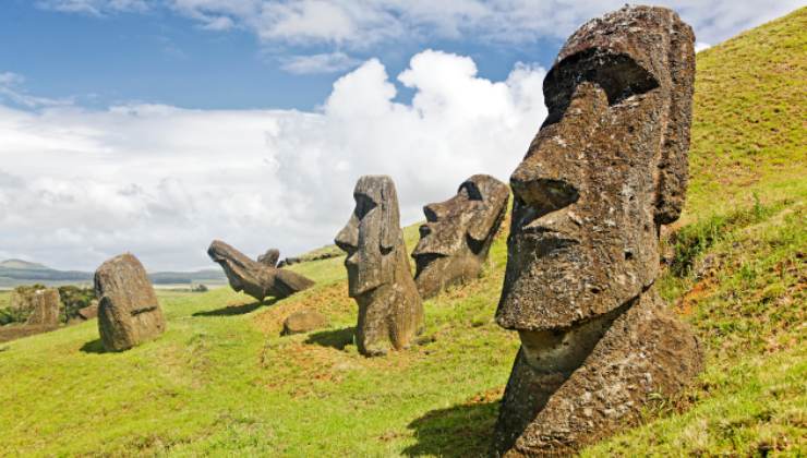 Isola di Pasqua, statue Moai