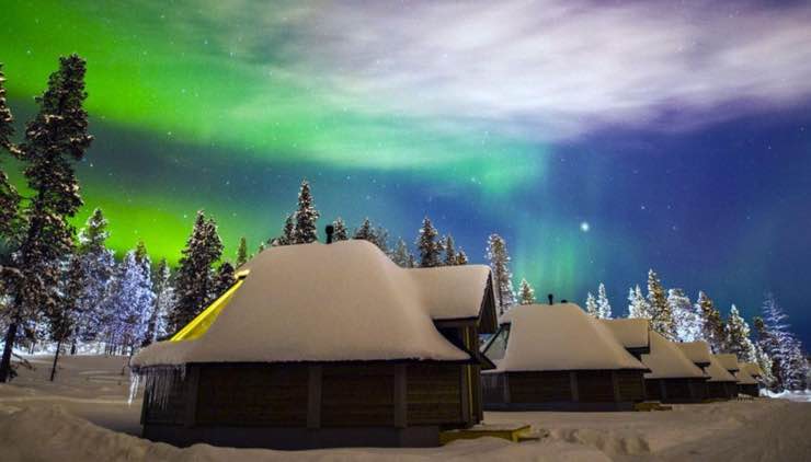 Northern lights village Finlandia