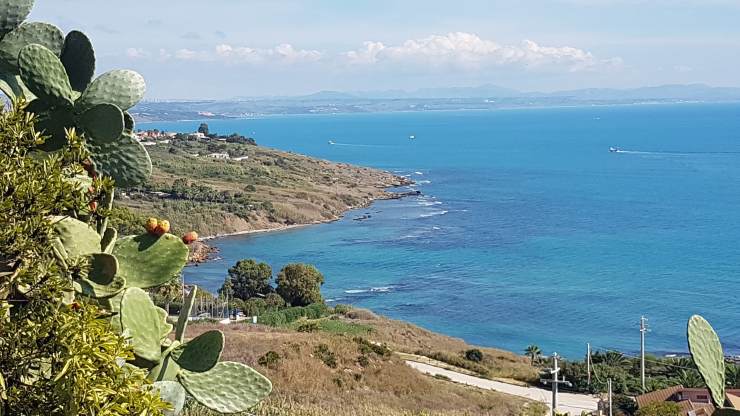 Paesaggio costiero di Sciacca, Sicilia