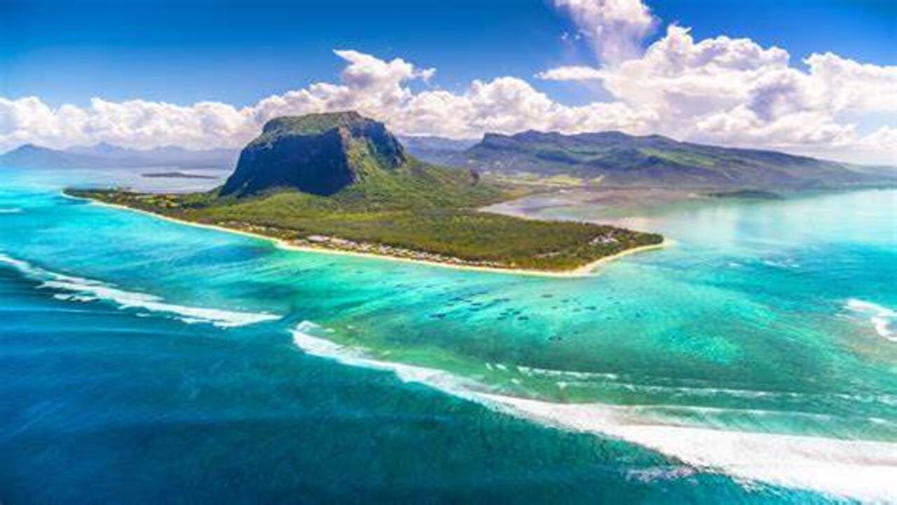 cascata sottomarina delle Mauritius