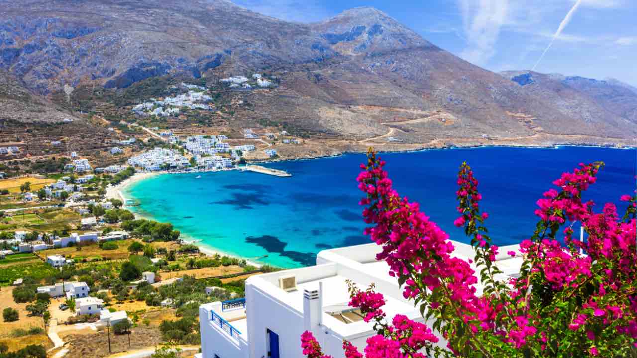 isola Amorgos in Grecia