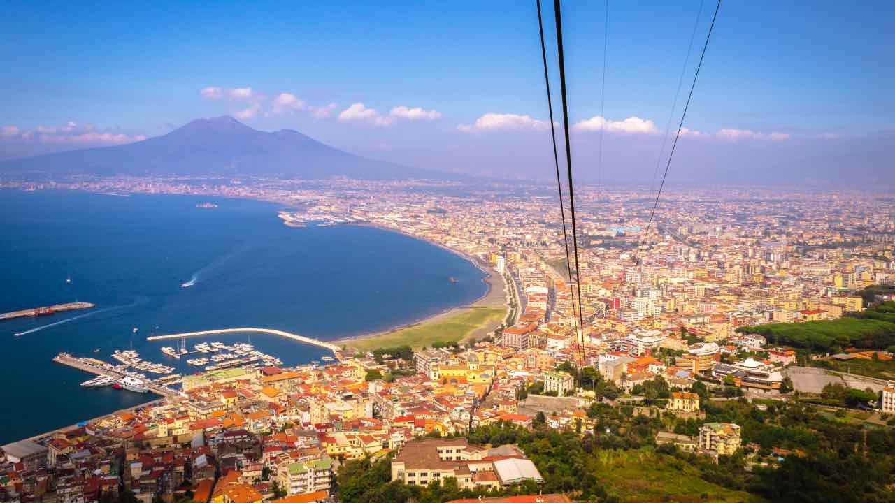 paesaggio golfo di Napoli