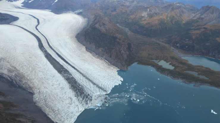 ritiro dei ghiacciai in Alaska