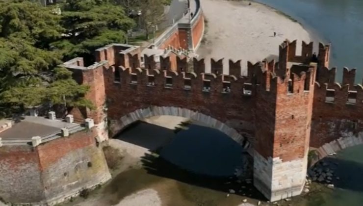 Fiume Adige: l'allarme dato grazie alla scoperta del drone