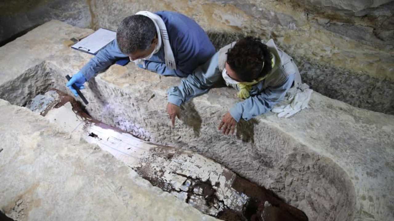 Ritrovato sarcofago egizio