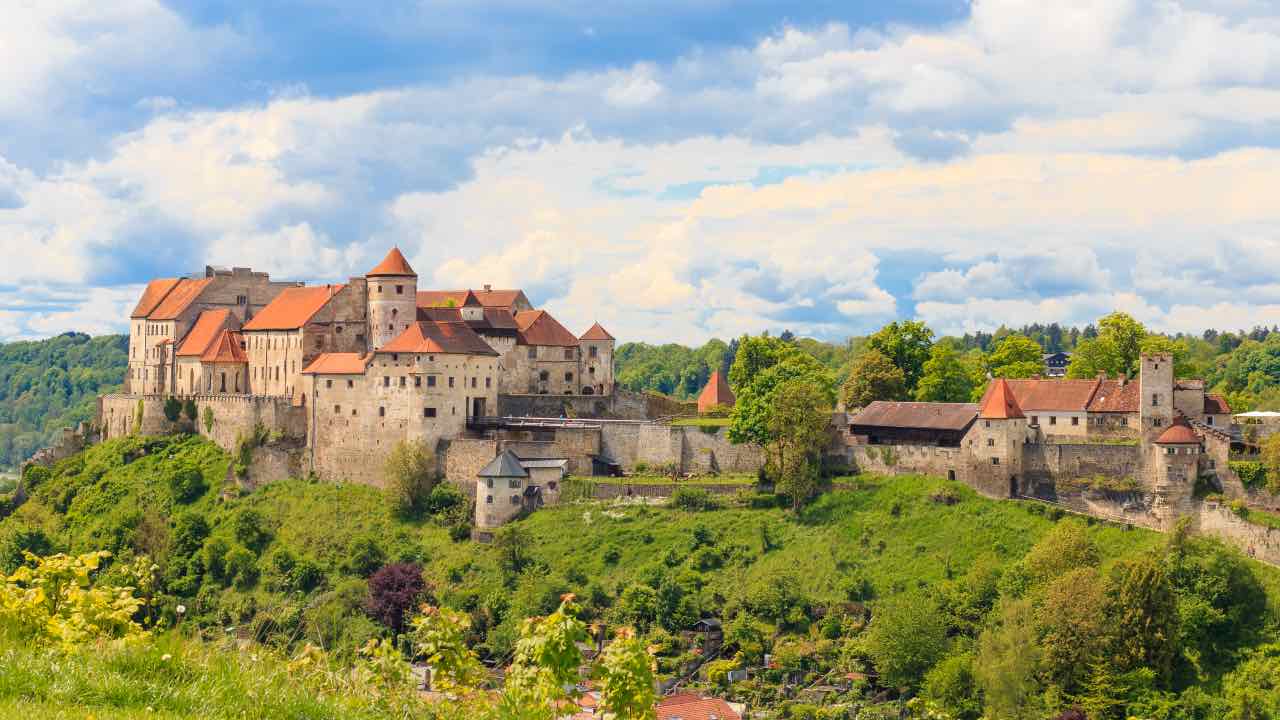 castello di Burghausen in Germania
