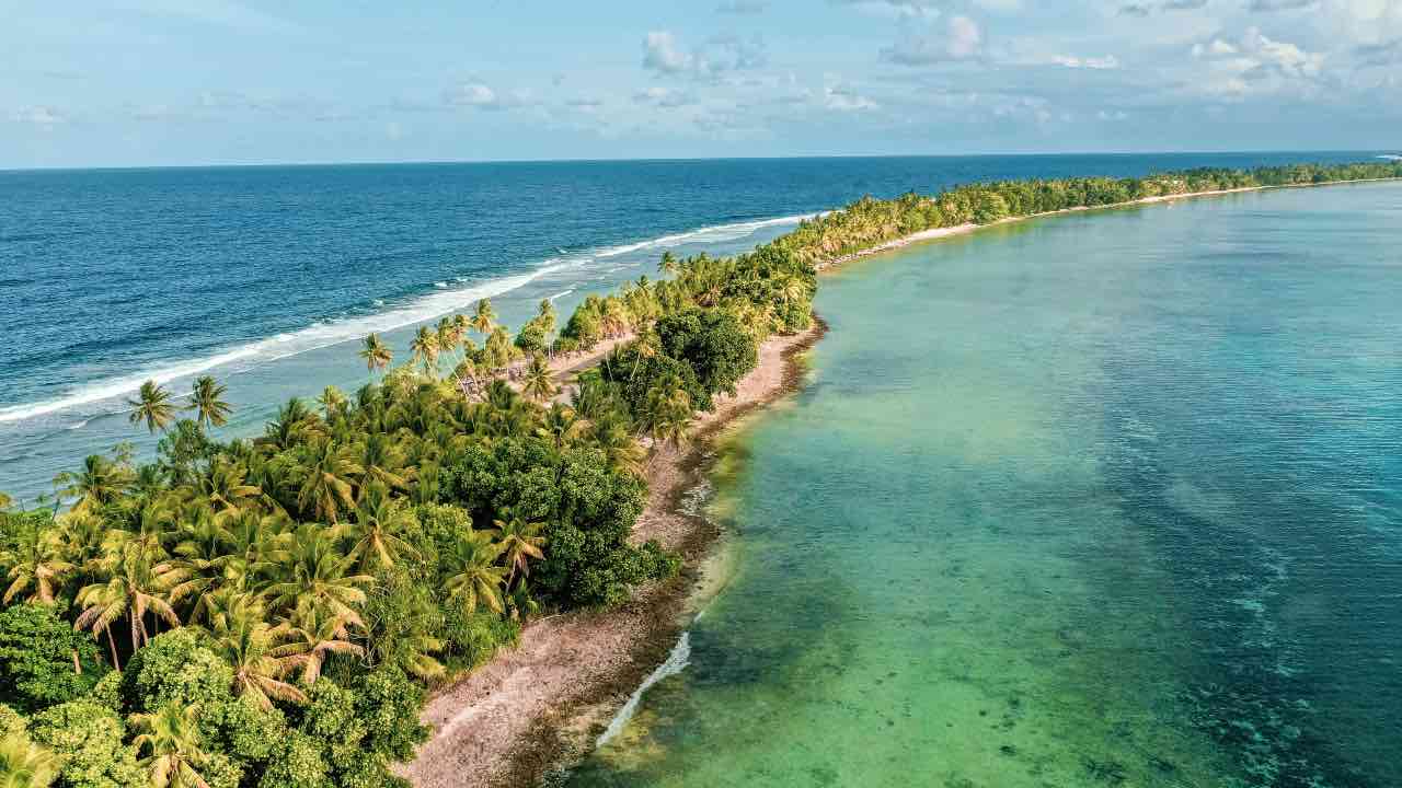 isola di Tuvalu sta scomparendo