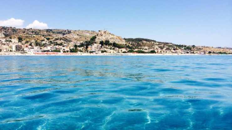 Il mare di Roccella Ionica