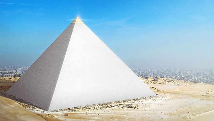 Piramide di Cheope: ecco il suo vero colore