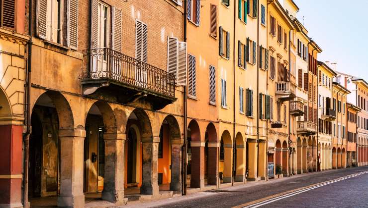 La città con più portici in tutta Italia
