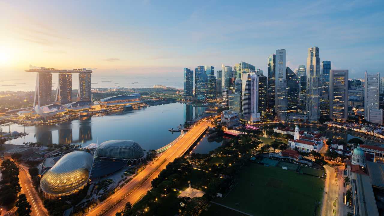vista aerea Singapore