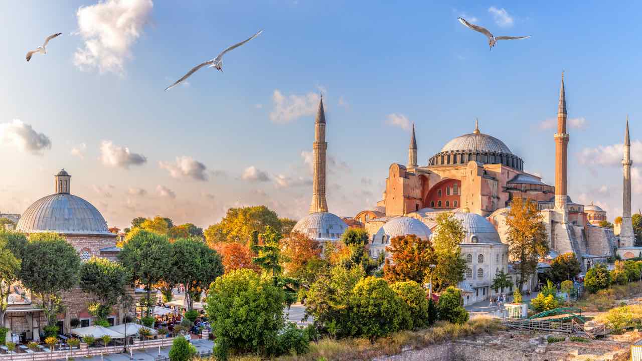 vista su Istanbul Turchia