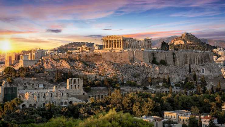 Emersa una struttura edilizia ad Atene