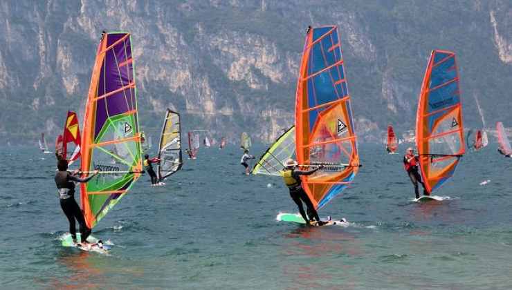 Le attività sportive-lago di Garda