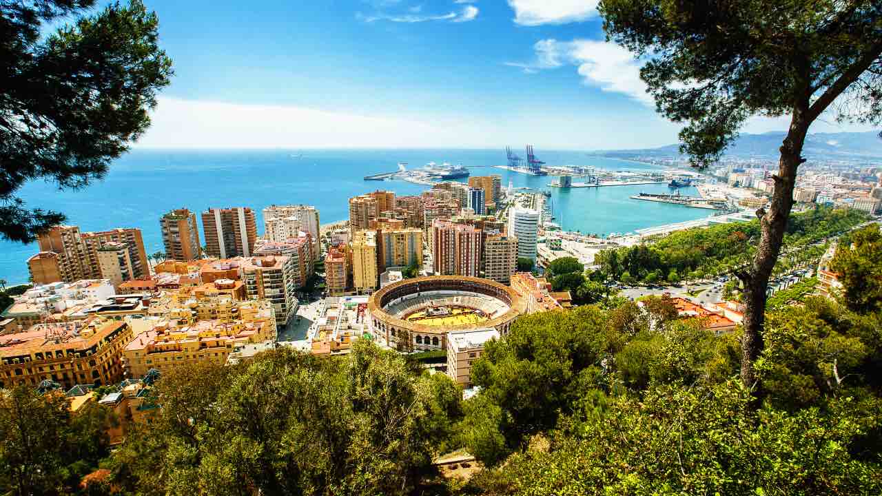 Malaga in Spagna