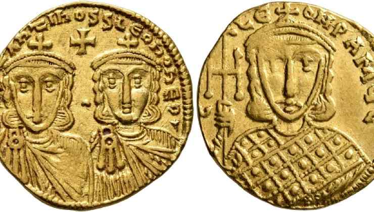 Trovano un tesoro inestimabile, moneta bizantina Costantino V