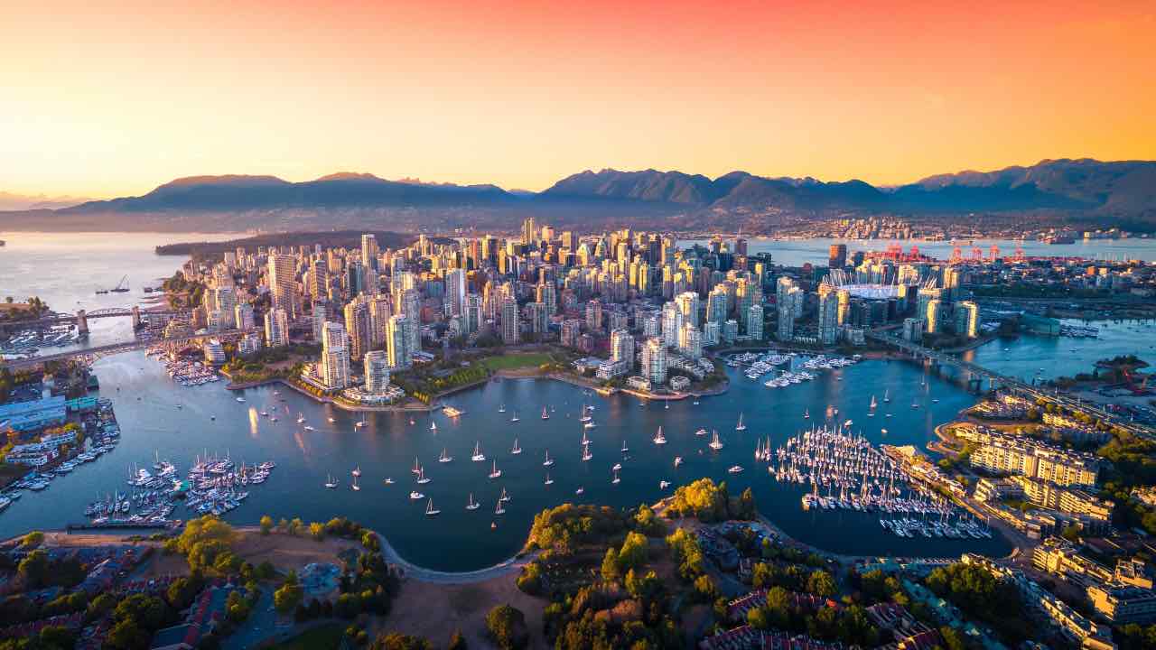 Vista di Vancouver
