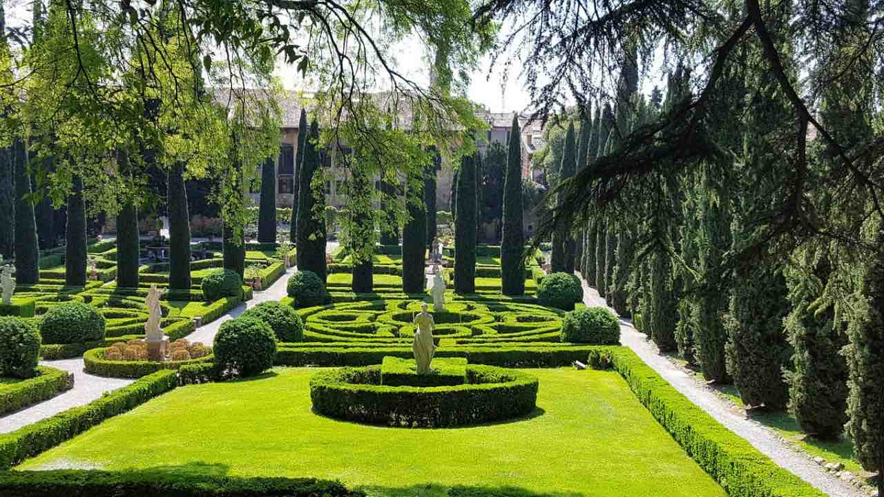 giardino italiano storico nascosto