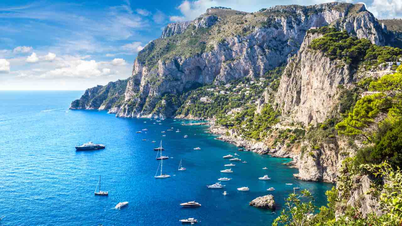 panorama isola di Capri